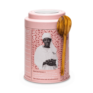 JusTea: Little Berry Hibiscus - Dose & Löffel - Kräutertee